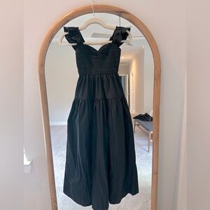 Abercrombie & Fitch ruffle maxi dress